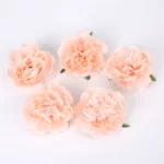 5 pivoines artificielles en soie 2