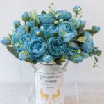 Bouquet de pivoine bleu