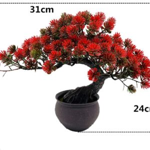 bonsai artificiel rouge 30cm 3