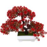 bonsai rouge artificiel