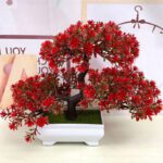 bonsai rouge artificiel 2