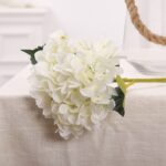 hortensia blanc artificiel 4