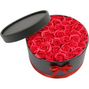 box de roses artificielles