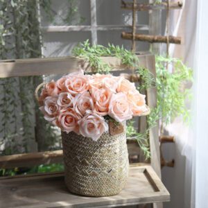 fleurs artificielles rose pale 4