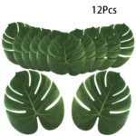 kf H7e95d240d513401fa42fd87789455db54 Feuilles de Palmier Tropicales Artificielles D coration de Mariage Plante Jungle Verte Luau Hawa en pour