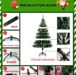 kf S986411aab0434aaf97d5b99d003a7816M Arbre de No l Artificiel avec Support en M tal Massif Grand Sapin Ignifuge 7 Pieds